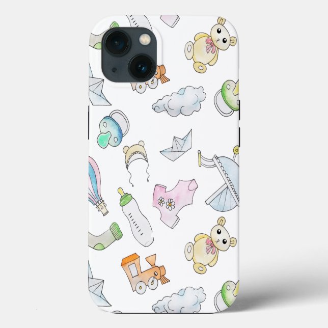 Funda De Case-Mate Para iPhone Cosas de bebé divertidas (Reverso )