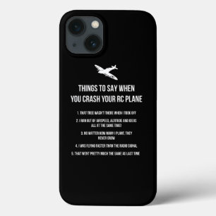 Funda Para iPhone 13 Cosas que decir cuando choques tu afición a RC Pla