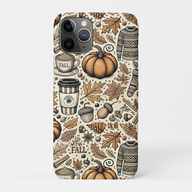 Funda De Case-Mate Para iPhone Cosecha de otoño (Reverso)