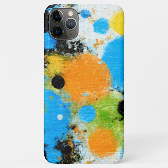 Funda De Case-Mate Para iPhone Cosmic Chromatic Splatter: Abstract Orbit (Reverso)