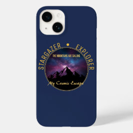 Funda Para iPhone 14 De Case-Mate Cosmic Mountain Calling case