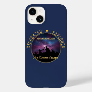Funda Para iPhone 14 De Case-Mate Cosmic Mountain Calling case