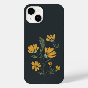 Funda Para iPhone 14 De Case-Mate Cosmos Amarillos Flor Simple Belleza
