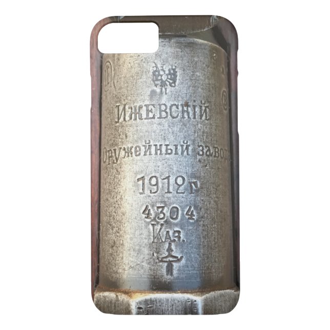 Funda De Case-Mate Para iPhone Cossack ruso finlandés Izhevsk M91 Mosin Nagant (Reverso)