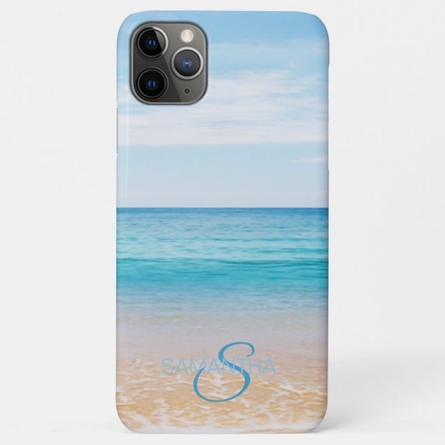 Funda De Case-Mate Para iPhone Costa de Playa Tropical (Reverso)