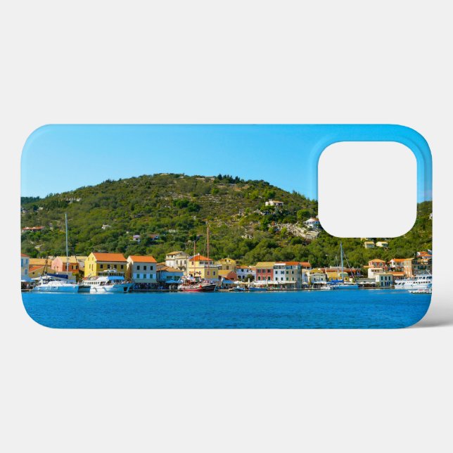 Funda De Case-Mate Para iPhone Costa del puerto de Antipaxos (Reverso  (Horizontal))