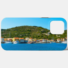 Funda Para iPhone 13 Pro Max Costa del puerto de Antipaxos