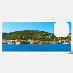 Funda Para iPhone 13 Pro Max Costa del puerto de Antipaxos