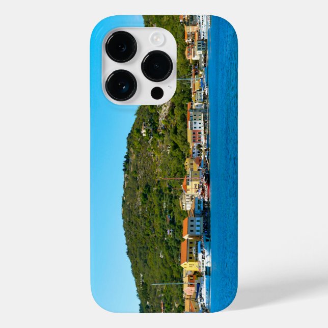 Funda De Case-Mate Para iPhone Costa del puerto de Antipaxos (Reverso )