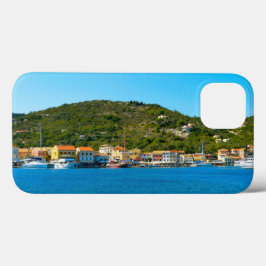Funda Para iPhone 13 Costa del puerto de Antipaxos