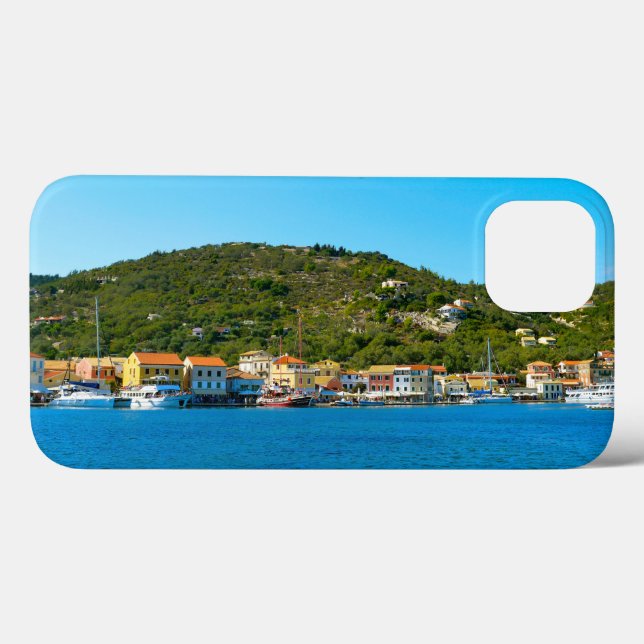 Funda De Case-Mate Para iPhone Costa del puerto de Antipaxos (Reverso (Horizontal))