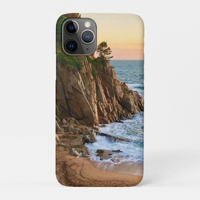 Funda De Case-Mate Para iPhone Costa española, playa (Reverso)