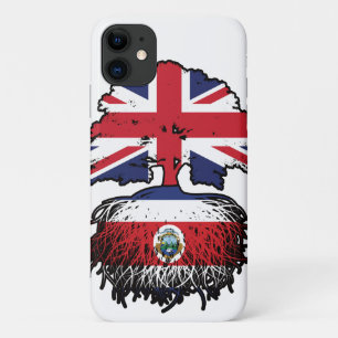 Funda Para iPhone 11 Costa Rica Costa Rica Reino Unido Bandera de las r
