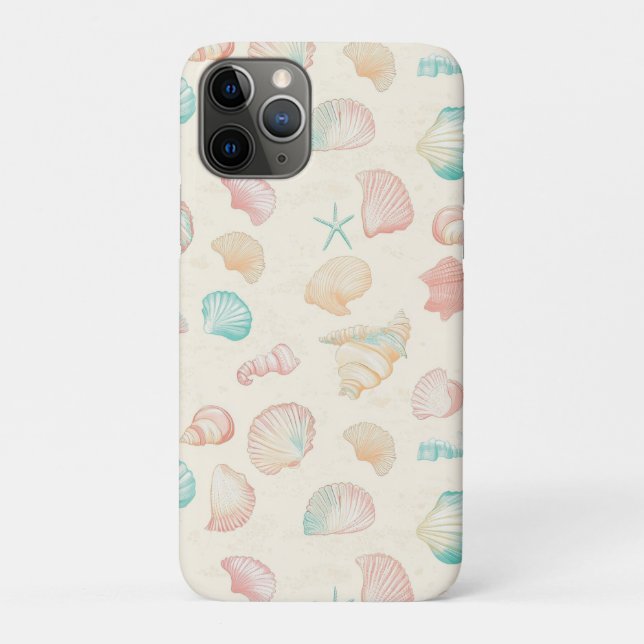 Funda De Case-Mate Para iPhone Costa Rústica - Aguas marinas, pez estrella, arrec (Reverso)