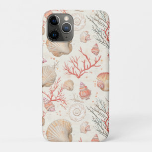 Funda Para iPhone 11 Pro Costa Rústica - Aguas marinas, pez estrella, arrec