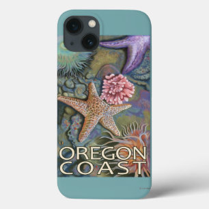 Funda Para iPhone 13 Costa Tidepool de Oregon