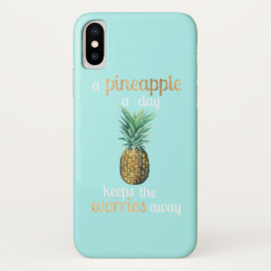 Funda Para iPhone X Cotización de vida de piña