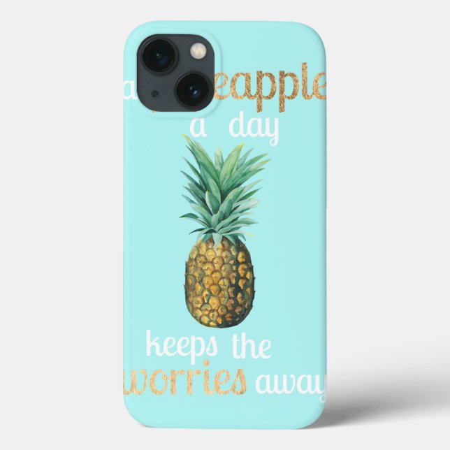 Funda De Case-Mate Para iPhone Cotización de vida de piña (Reverso)
