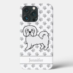 Funda Para iPhone 13 Pro Coton De Tulear Perro De Dibujos Animados Lindo & 
