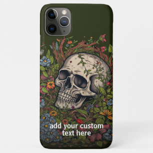 Funda Para iPhone 11 Pro Max Cottage Encantador de Navidad con Flor Silvestre E