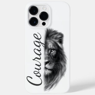 Funda Para iPhone 14 Pro Max De Case-Mate Courage León Artístico Minimal-