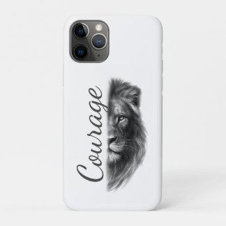Funda Para iPhone 11 Pro Courage León Artístico Minimal-