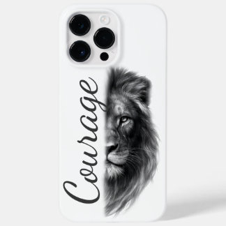 Funda Para iPhone 14 Pro Max De Case-Mate Courage Lion Artistic Minimal-