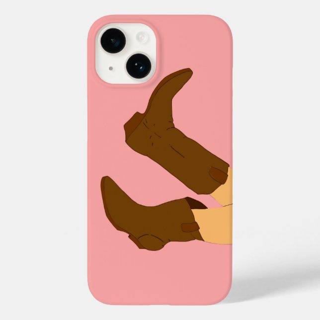 Funda De Case-Mate Para iPhone Cowboy Boots (Reverso )