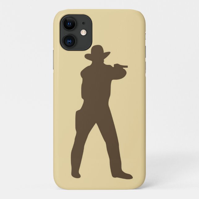Funda De Case-Mate Para iPhone Cowboy Silhouette (Reverso)