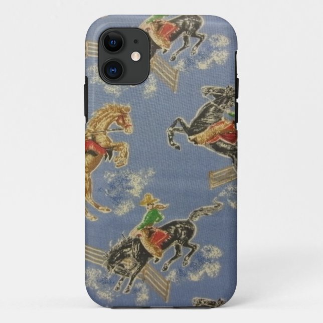 Funda De Case-Mate Para iPhone Cowgirl Bronc Rider (Reverso)