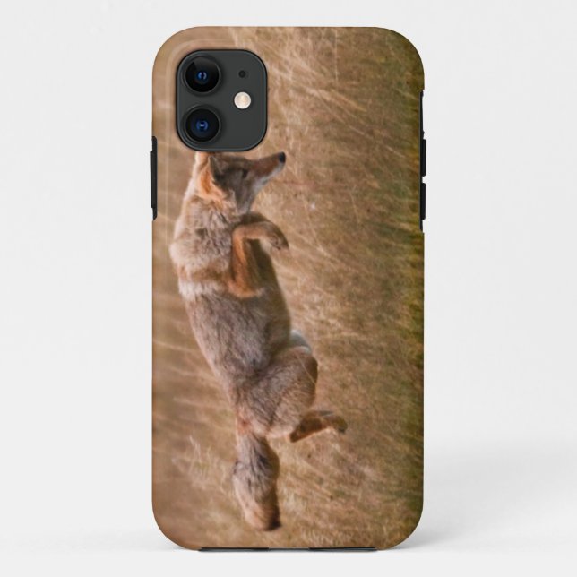 Funda De Case-Mate Para iPhone Coyote que salta - prados del Gibbon (Reverso)