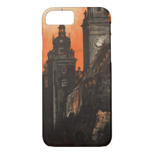 Funda Para iPhone 8/7 Cracovia Polonia - Cartel de viaje polaco vintage