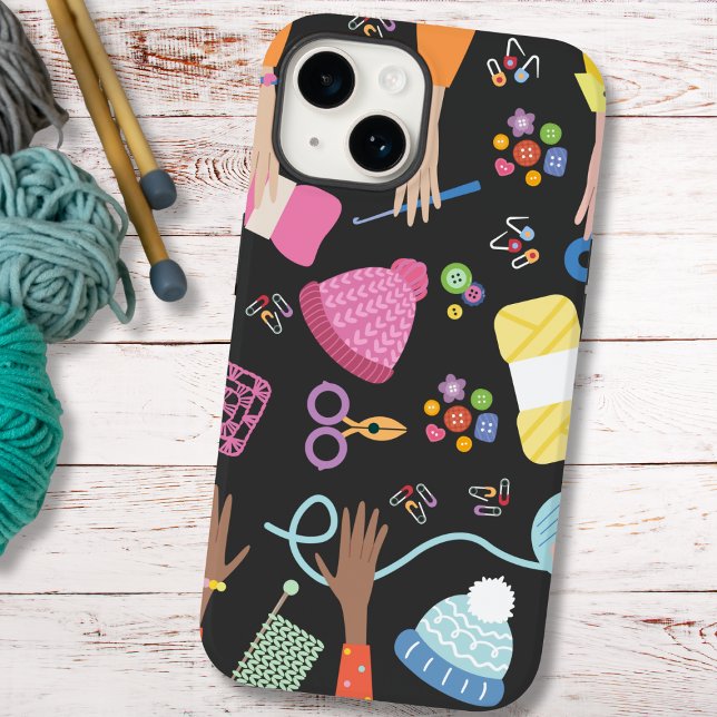 Funda De Case-Mate Para iPhone Crafters Crochet and Knit (Subido por el creador)
