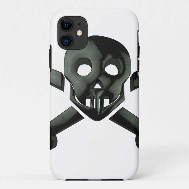 Funda De Case-Mate Para iPhone cráneo (Reverso)
