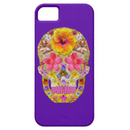 Funda Para iPhone 11 Cráneo 4 de la flor - tropical