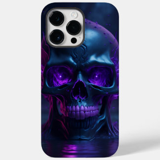 Funda Para iPhone 14 Pro Max De Case-Mate Cráneo de incendios púrpura de Guay