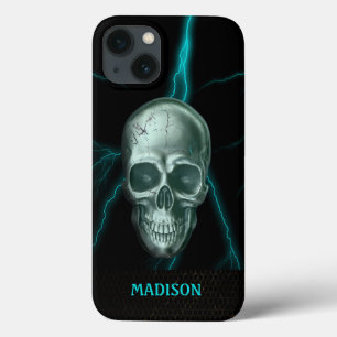 Funda Para iPhone 13 Cráneo de relámpago humano