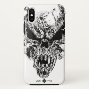 Funda Para iPhone X Cráneo del demonio