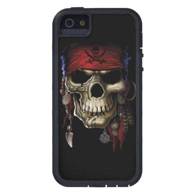 Funda De Case-Mate Para iPhone Cráneo del pirata (Atrás)