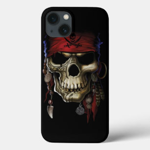 Funda Para iPhone 13 Cráneo del pirata