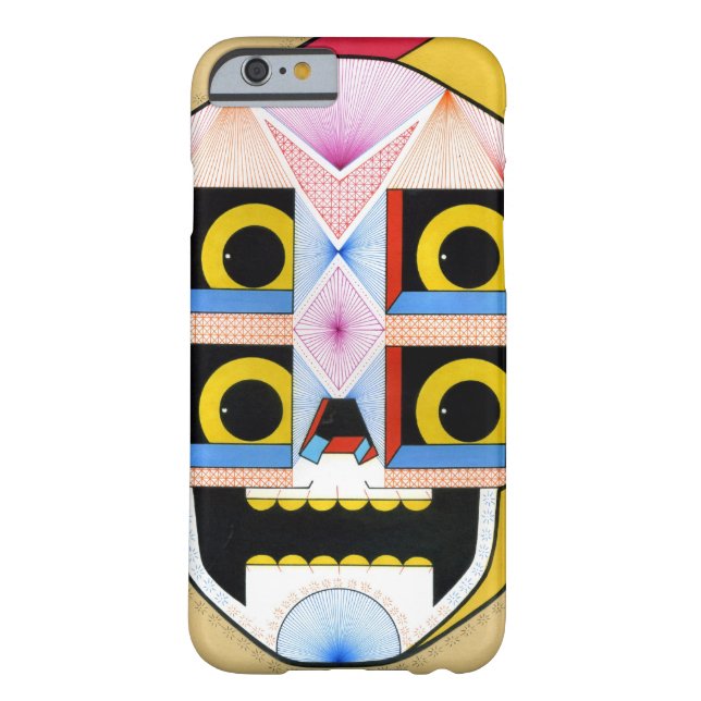 Funda De Case-Mate Para iPhone cráneo del robot (Reverso)