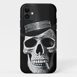 Funda Para iPhone 11 Cráneo del sombrero de copa