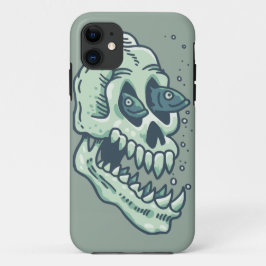 Funda Para iPhone 11 Cráneo en las profundidades