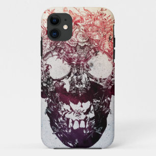 Funda Para iPhone 11 Cráneo floral