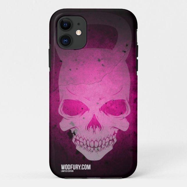 Funda De Case-Mate Para iPhone Cráneo rosado Kettlebell - edición limitada (Reverso)
