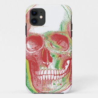 Funda Para iPhone 11 Cráneo tricolor de Rasta