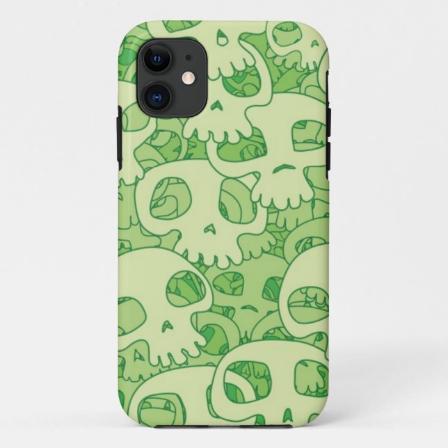 Funda De Case-Mate Para iPhone Cráneos frescos (Reverso)