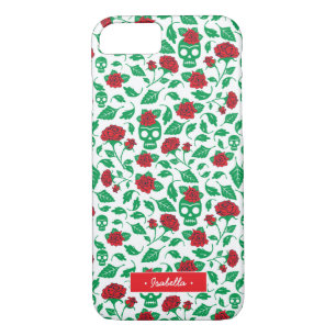 Funda Para iPhone 8/7 Cráneos y rosas de Frida Kahlo el  