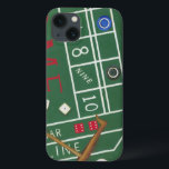 Funda Para iPhone 13 Craps de Casino con Chips y dados<br><div class="desc">Asegúrate de que Lady Luck esté de tu lado con esta pintura de una mesa de candados de Chariklia Zarris. Los dados han sido lanzados y están siendo recolectados,  junto con cualquier apuesta perdedora. ¡Pon esta acción impresa en tu muro hoy!</div>
