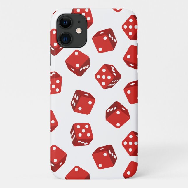 Funda De Case-Mate Para iPhone Craps Player Red Dice (Reverso)
